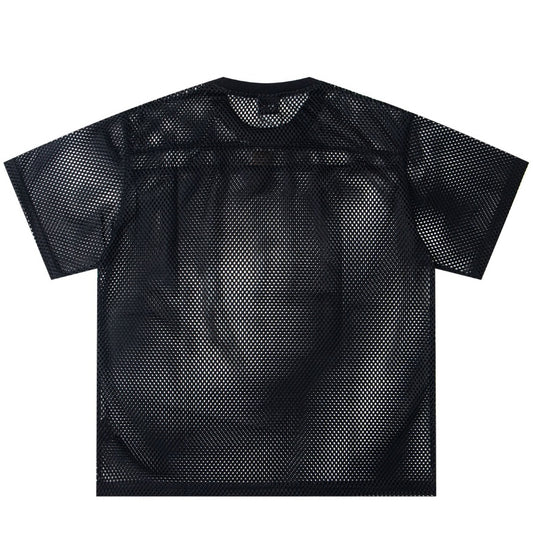 STUSSY Loose-fitting Mesh Sports Short-sleeved Casual Jersey T-shirt