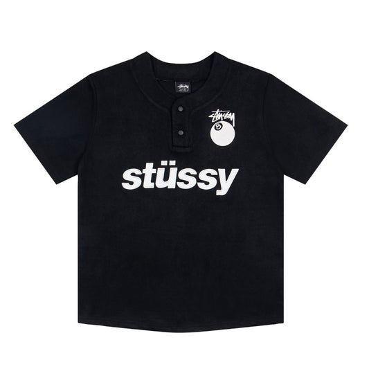 Stussy Printed Cotton Trendy Loose Short-Sleeve T-Shirt 6952